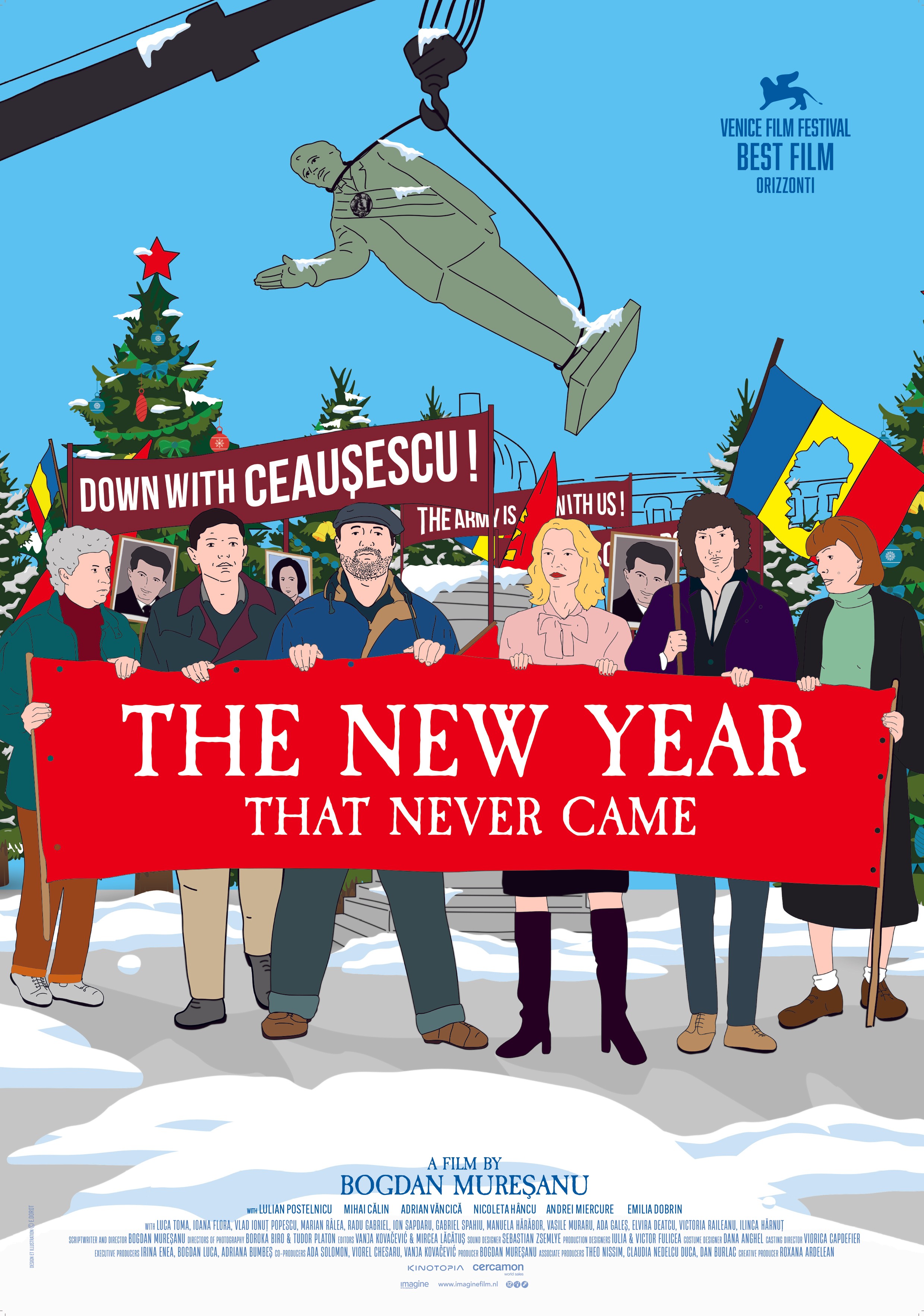 The New Year That Never Came - film poster, directed by Bogdan Mureșanu